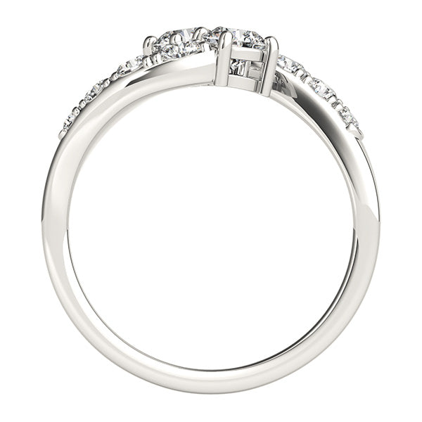 Round Two Stone Diamond Ring · 1.52 ct tw