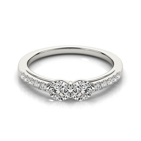 Round Two Stone Diamond Ring · 1.15 ct tw
