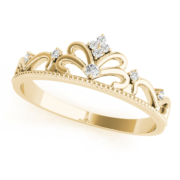 Round Tiara Diamond Ring · 0.07 ct tw