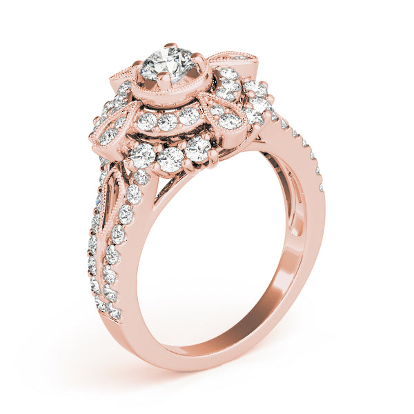 Round Diamond Engagement Ring · 0.75 ct tw