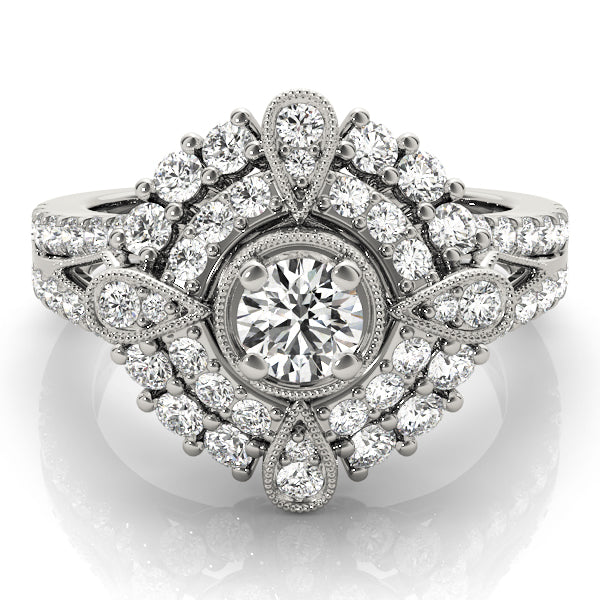 Round Diamond Engagement Ring · 0.75 ct tw
