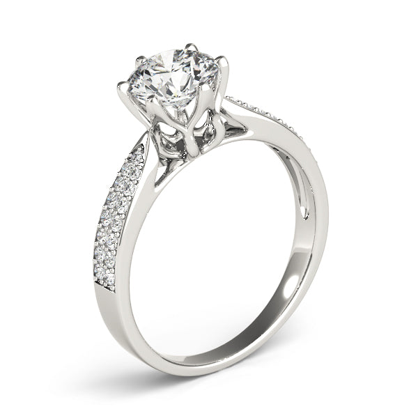 Round Diamond Engagement Ring · 0.87 ct tw