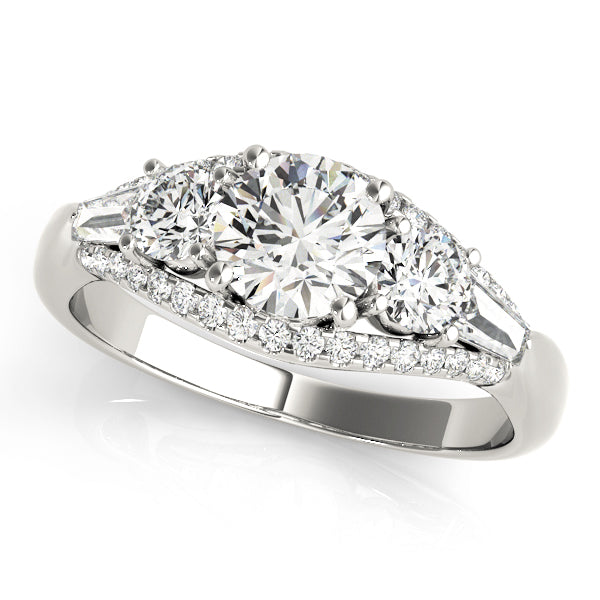 Round Diamond Engagement Ring · 1.38 ct tw