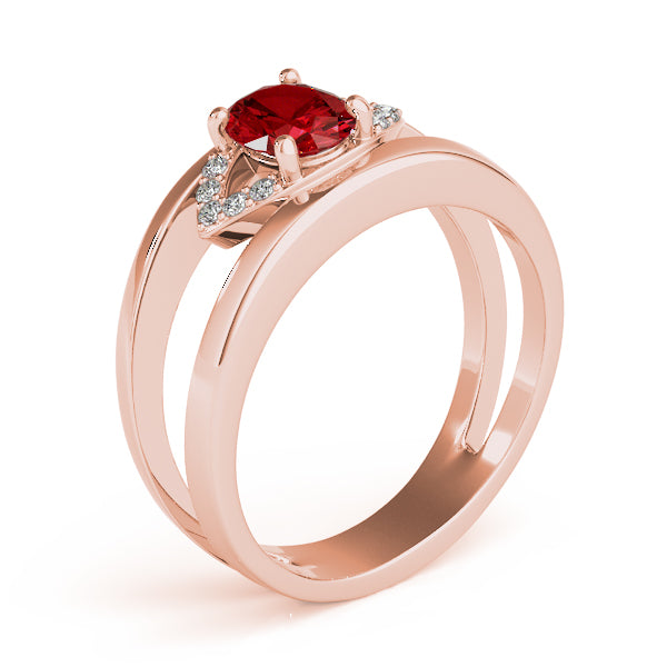 Oval 7x5 Diamond Ring · 0.05 ct tw