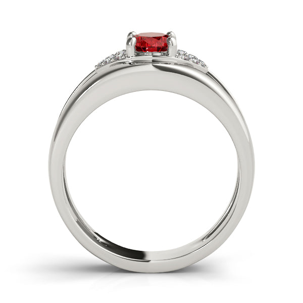 Oval 7x5 Diamond Ring · 0.05 ct tw