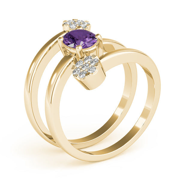 Oval 7x5 Diamond Ring · 0.14 ct tw