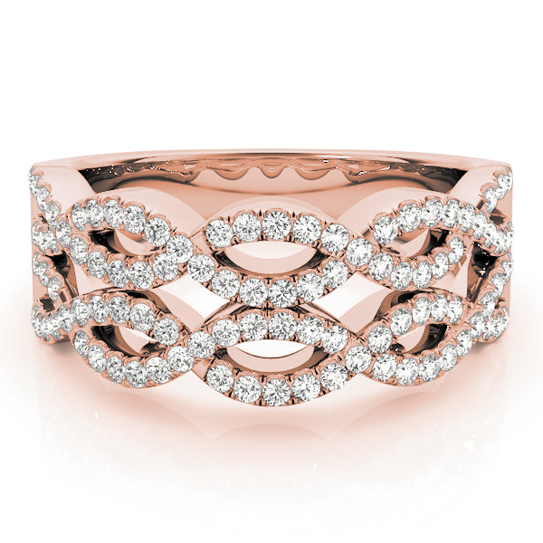 Two Row Infinity Diamond Band · 0.63 ct tw