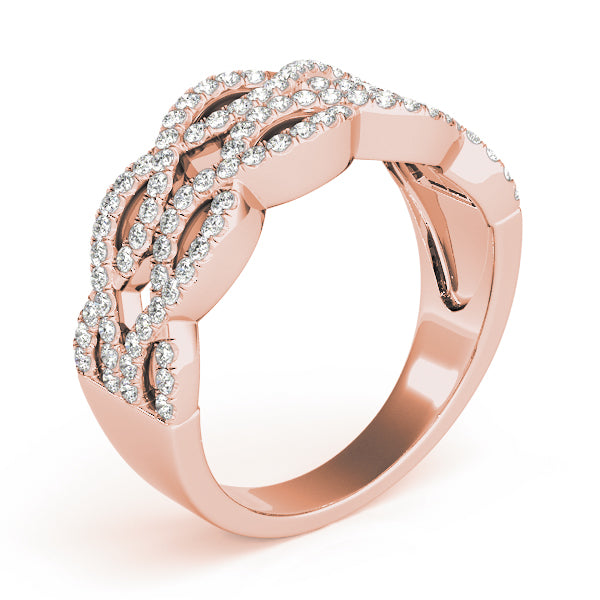 Two Row Infinity Diamond Band · 0.63 ct tw
