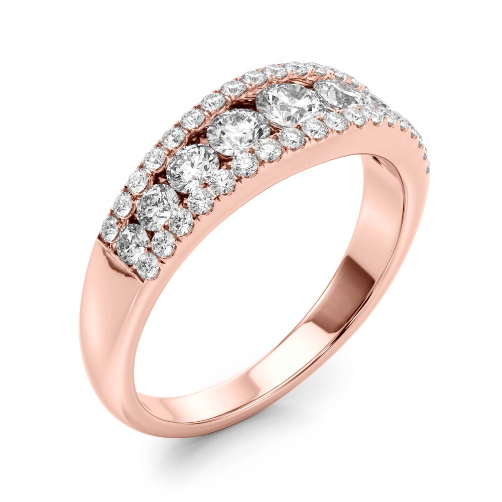 Round Fashion Diamond Band · 0.86 ct tw