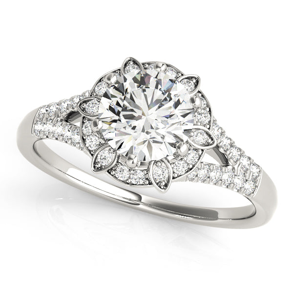 Round Diamond Engagement Ring · 0.96 ct tw
