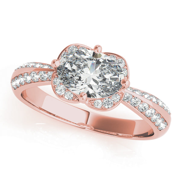 Oval Diamond Engagement Ring · 1.11 ct tw