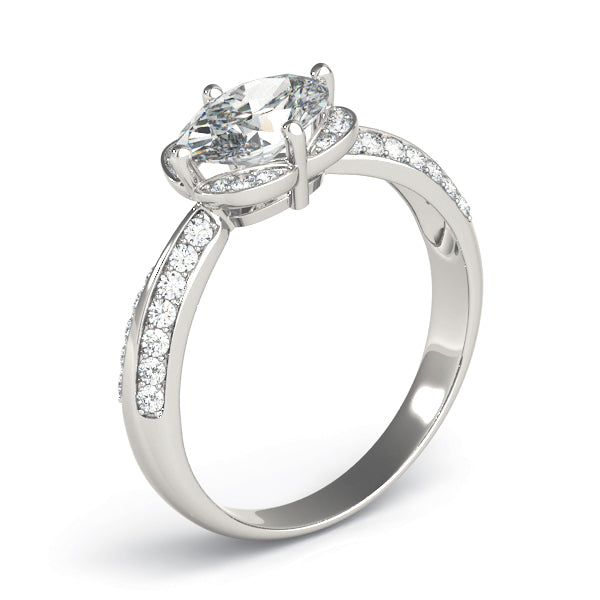 Oval Diamond Engagement Ring · 1.11 ct tw