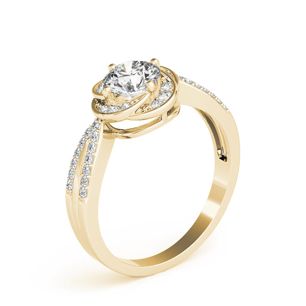 Round Diamond Engagement Ring · 0.48 ct tw