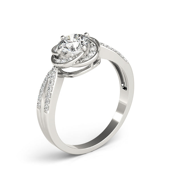 Round Diamond Engagement Ring · 0.48 ct tw