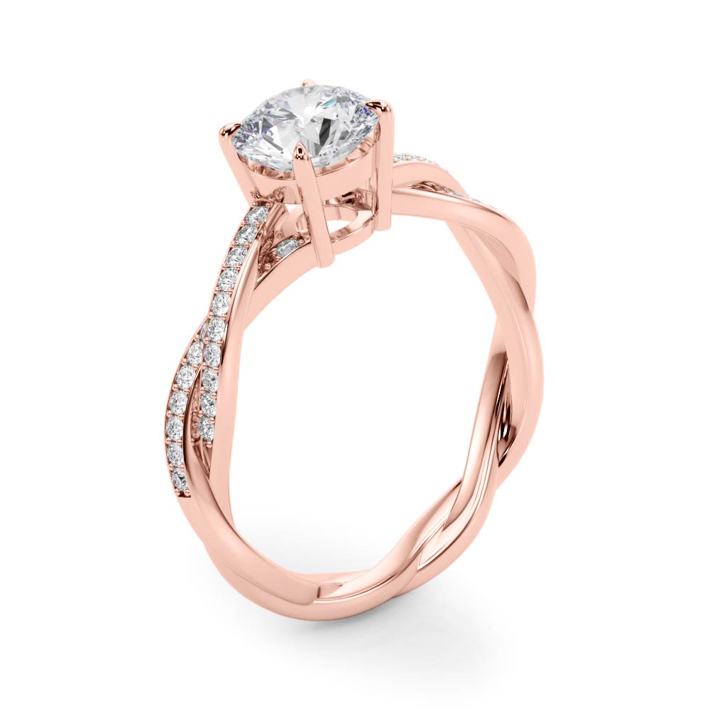 Round Diamond Engagement Ring · 1.10 ct tw
