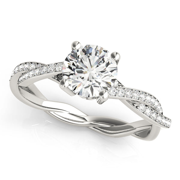 Round Diamond Engagement Ring · 1.10 ct tw