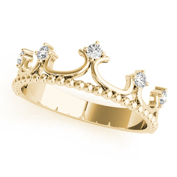 Crown Diamond Ring · 0.15 ct tw