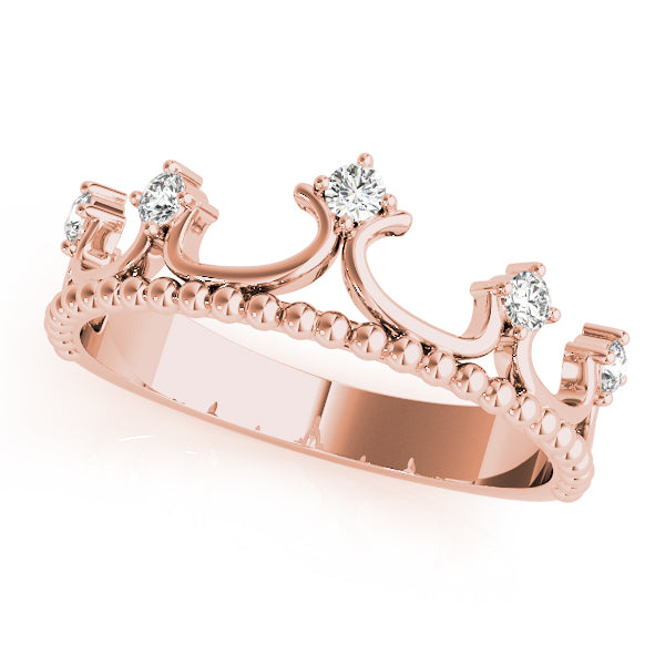 Crown Diamond Ring · 0.15 ct tw