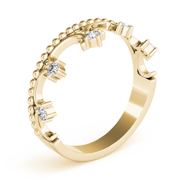 Crown Diamond Ring · 0.15 ct tw