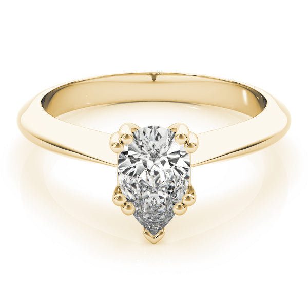Pear Double Prong Diamond Engagement Ring · 0.50 ct tw