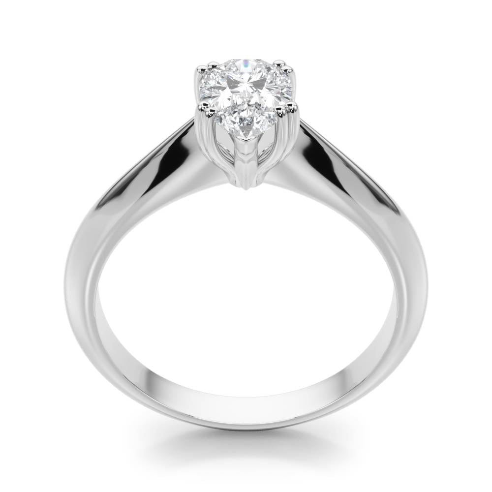 Pear Double Prong Diamond Engagement Ring · 0.50 ct tw