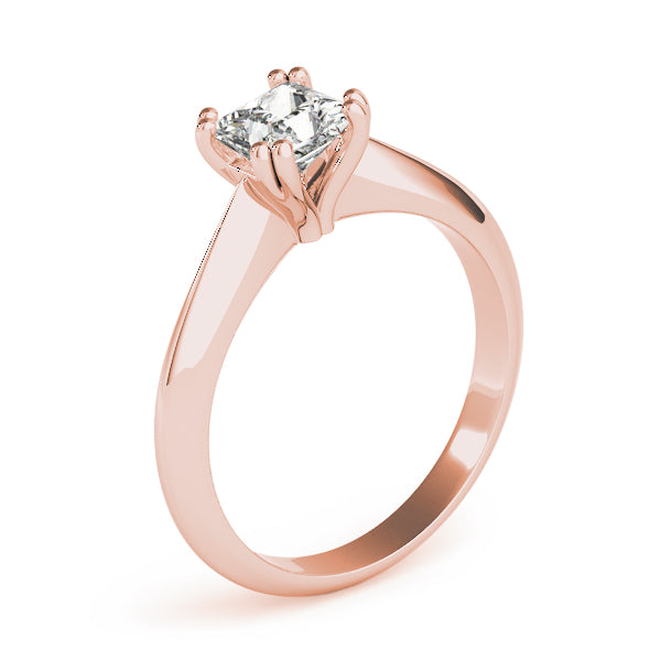 Square Double Prong Princess Cut Diamond Engagement Ring · 0.60 ct tw