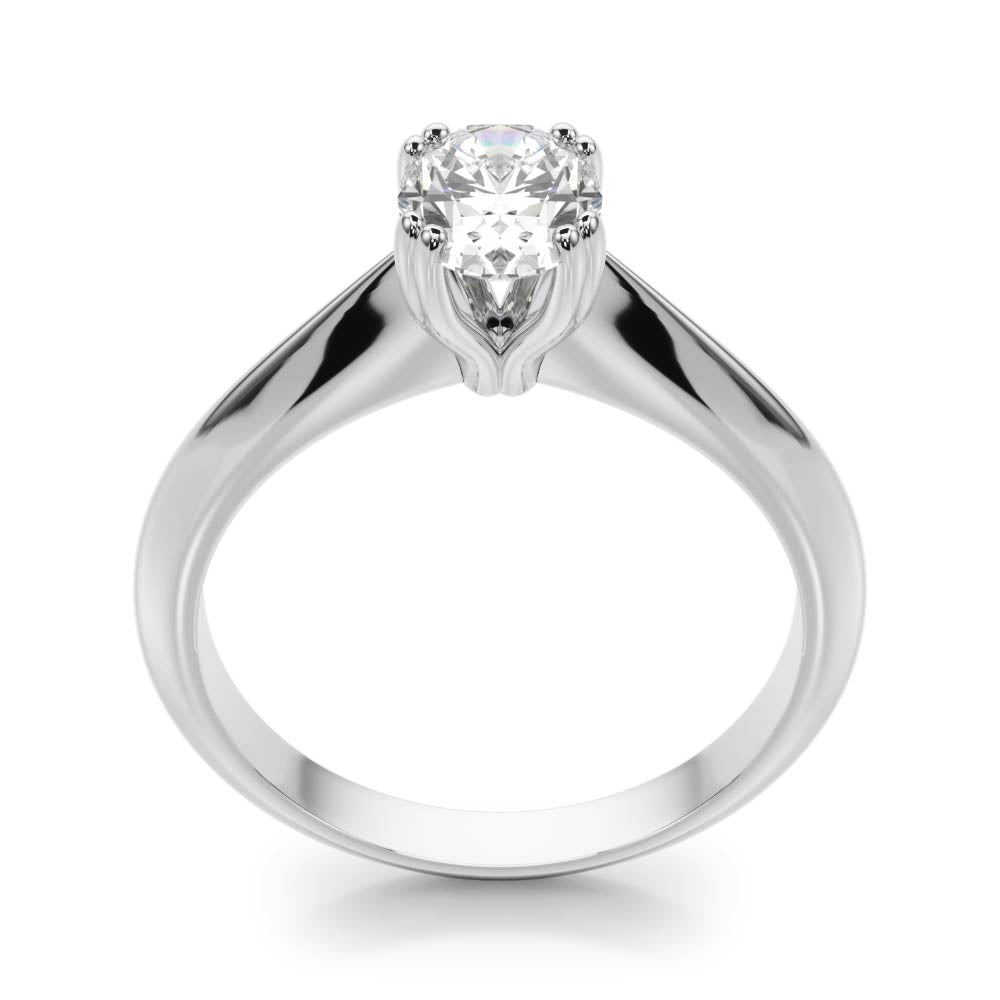 Oval Double Prong Diamond Engagement Ring · 0.60 ct tw