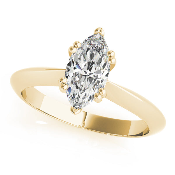 Marquise Double Prong Diamond Engagement Ring · 0.50 ct tw