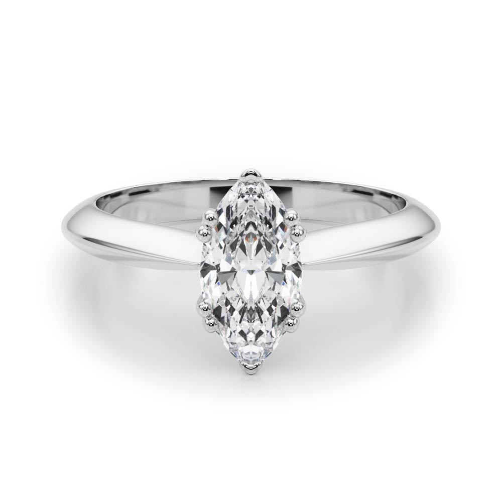 Marquise Double Prong Diamond Engagement Ring · 0.50 ct tw
