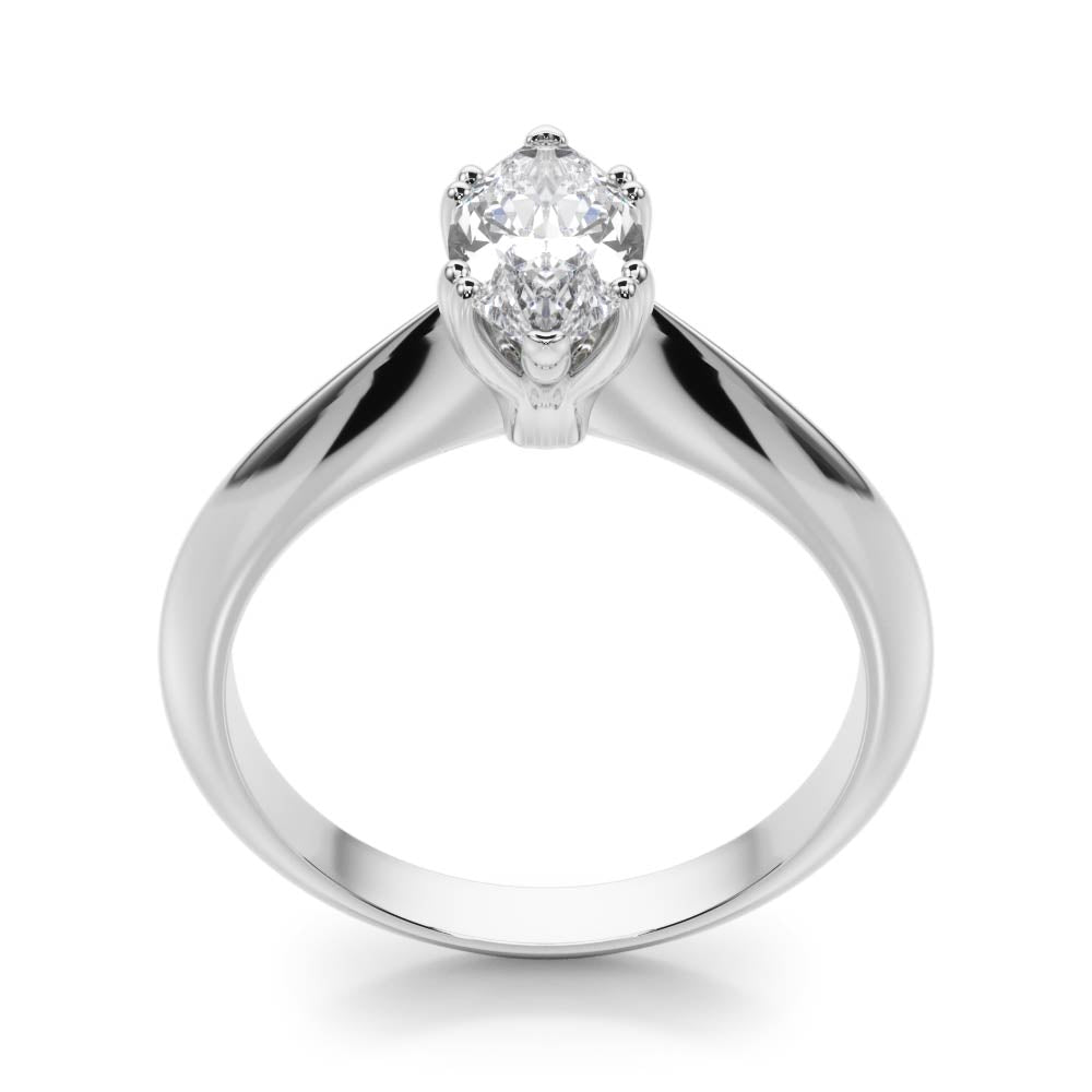Marquise Double Prong Diamond Engagement Ring · 0.50 ct tw