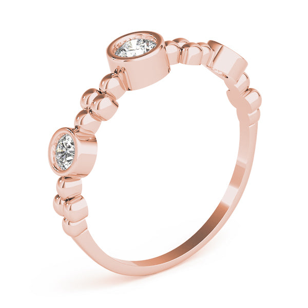 Oval Scalloped Halo Diamond Ring · 0.26 ct tw