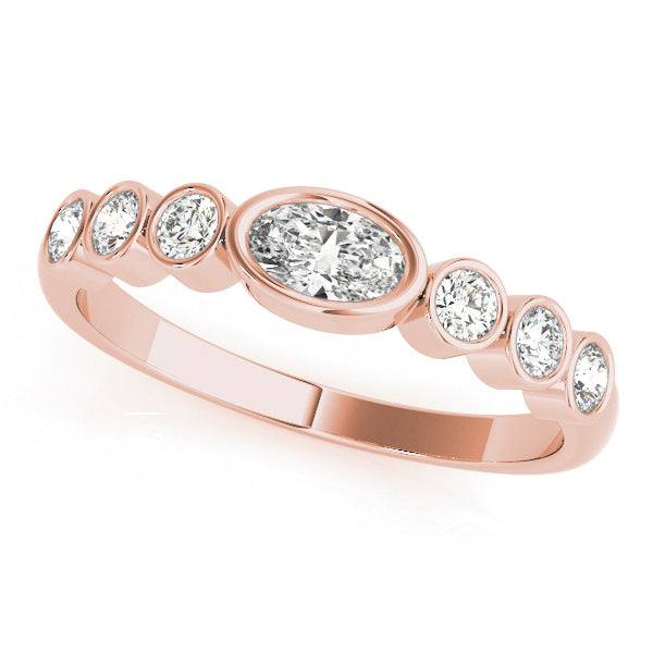 Oval Center Gemstone Ring · 0.49 ct tw
