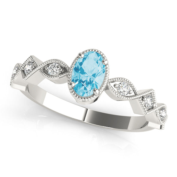 Oval Center Gemstone Ring · 2.09 ct tw