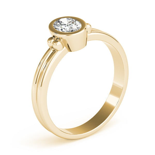 Oval Center Gemstone Ring · 0.38 ct tw