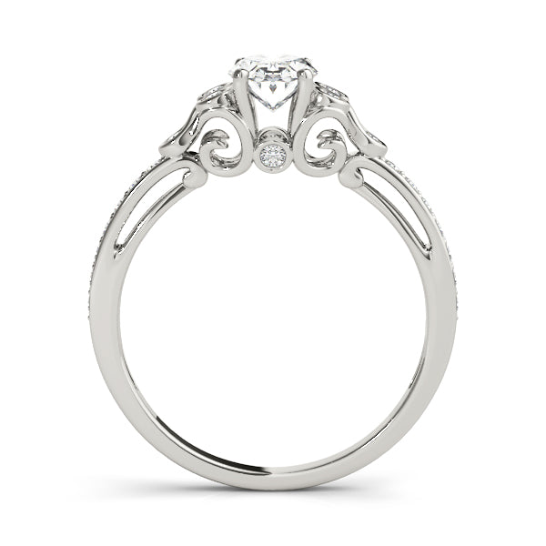 Oval Diamond Engagement Ring · 0.47 ct tw