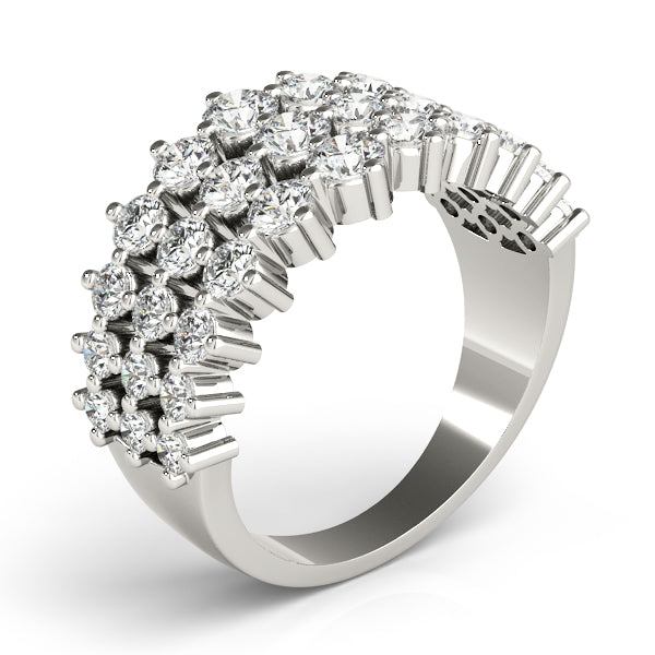 3 Row Diamond Fashion Ring · 1.83 ct tw