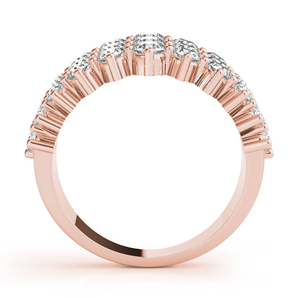 3 Row Diamond Fashion Ring · 0.77 ct tw