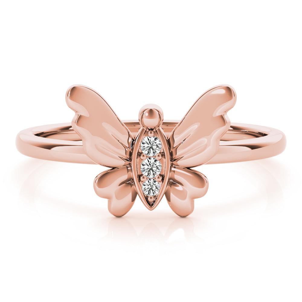 Butterfly Diamond Fashion Ring · 0.03 ct tw