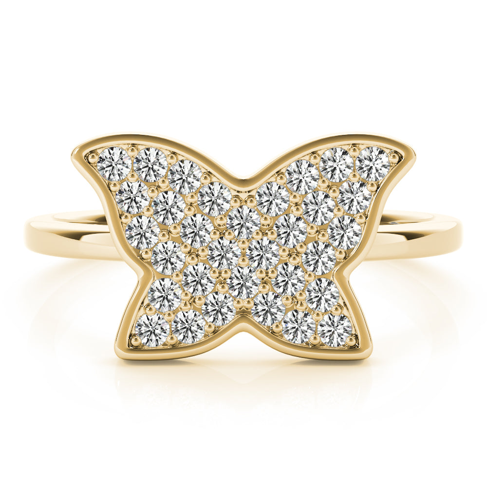 Butterfly Diamond Fashion Ring · 0.32 ct tw