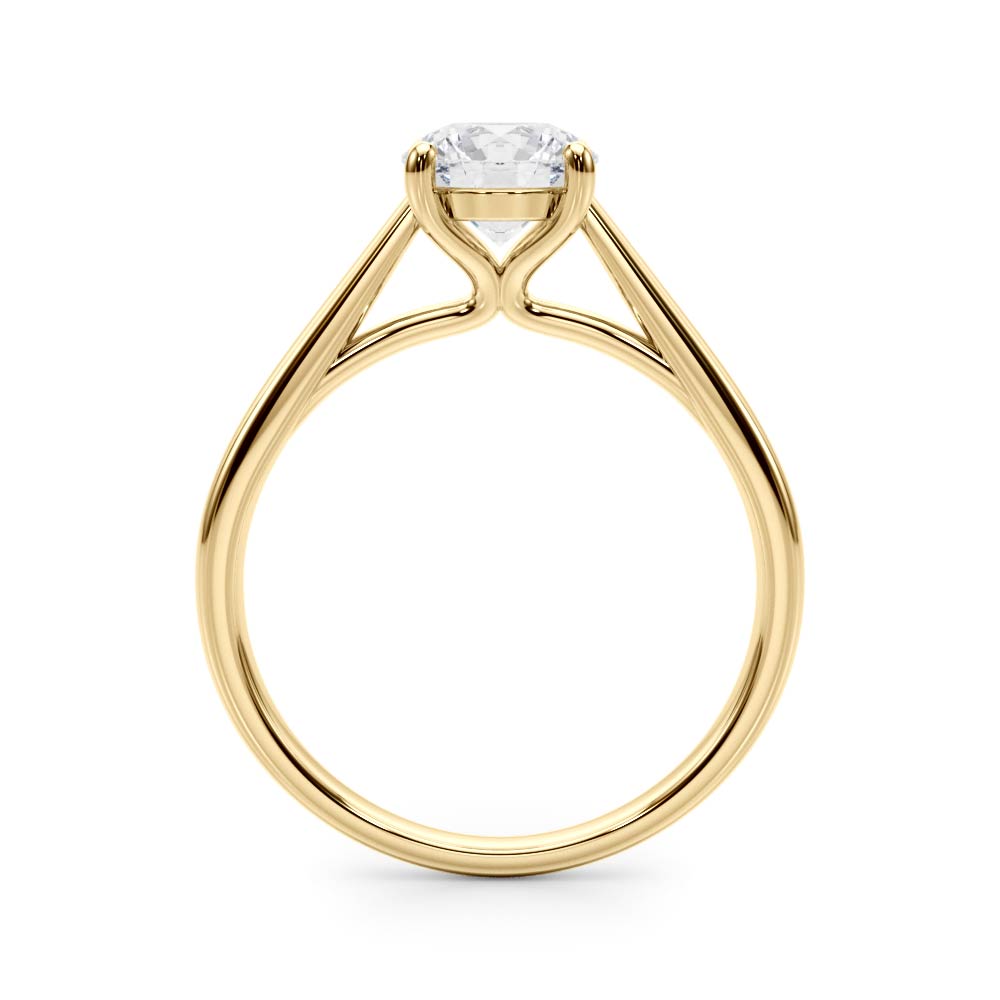 Round 4 Prong Diamond Solitaire Engagement Ring · 0.75 ct tw