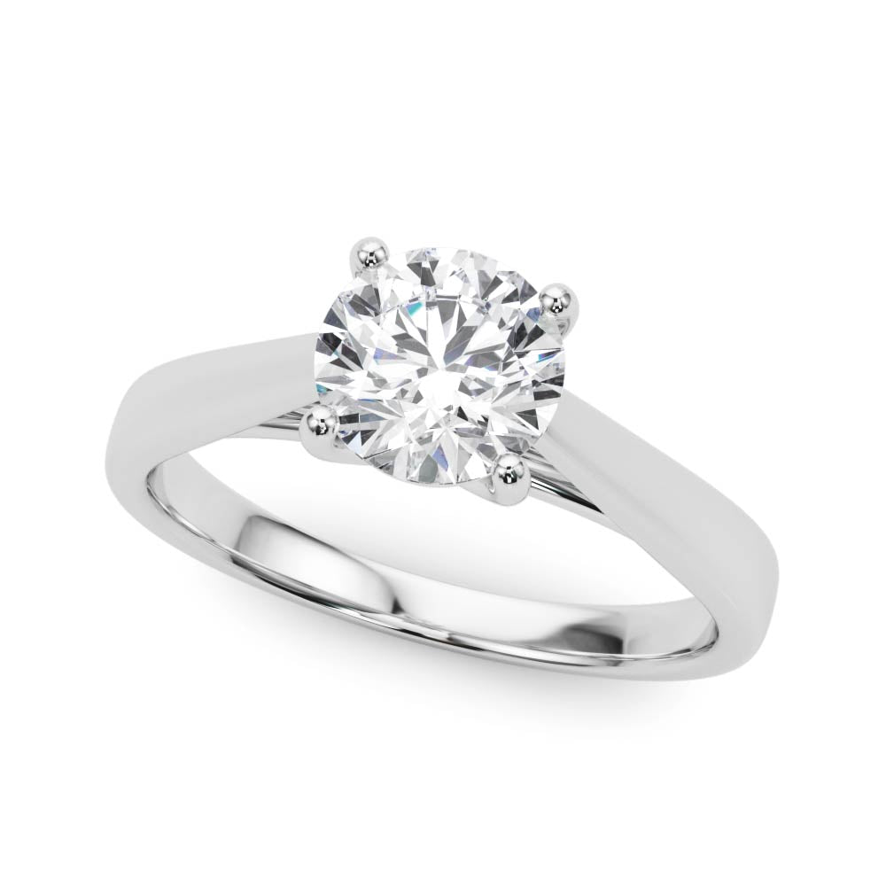 Round 4 Prong Diamond Solitaire Engagement Ring · 0.75 ct tw