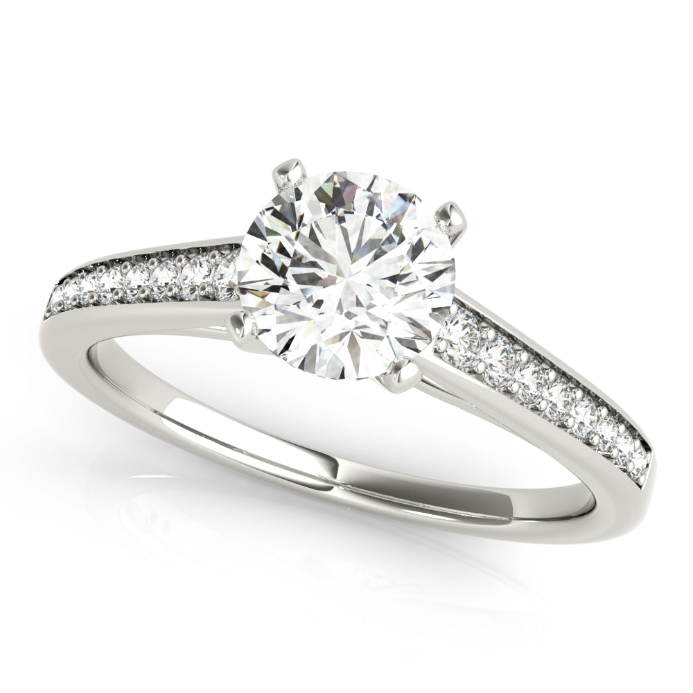 Cathedral Diamond Ring · 0.18 ct tw