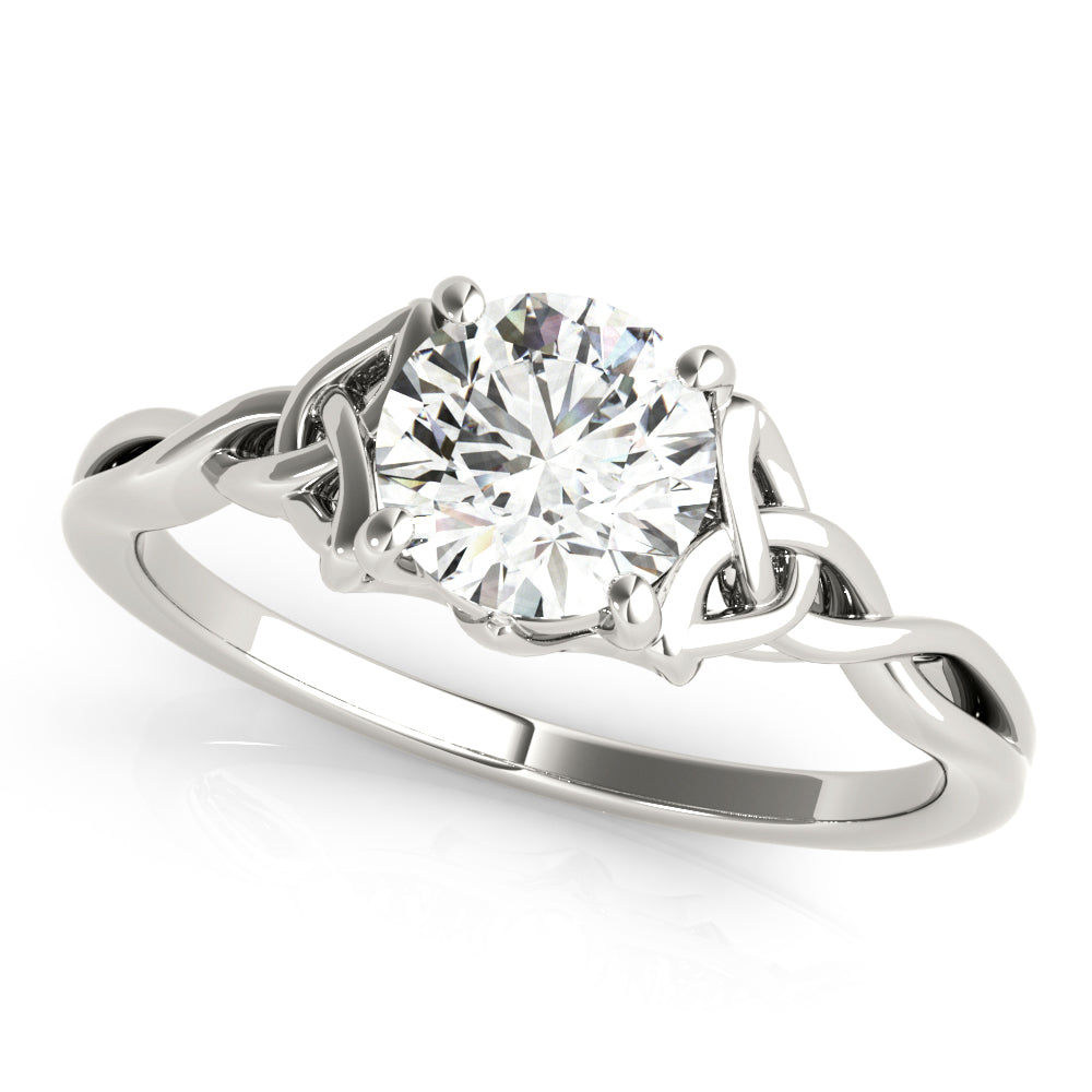 Round Gemstone Solitaire Engagement Ring · 1.25 ct tw