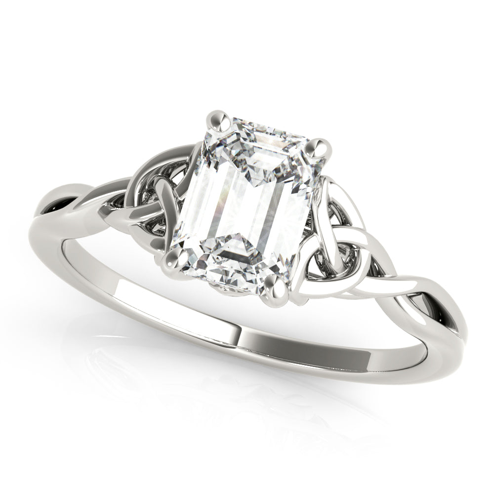 Emerald Cut Gemstone Solitaire Engagement Ring · 2.00 ct tw