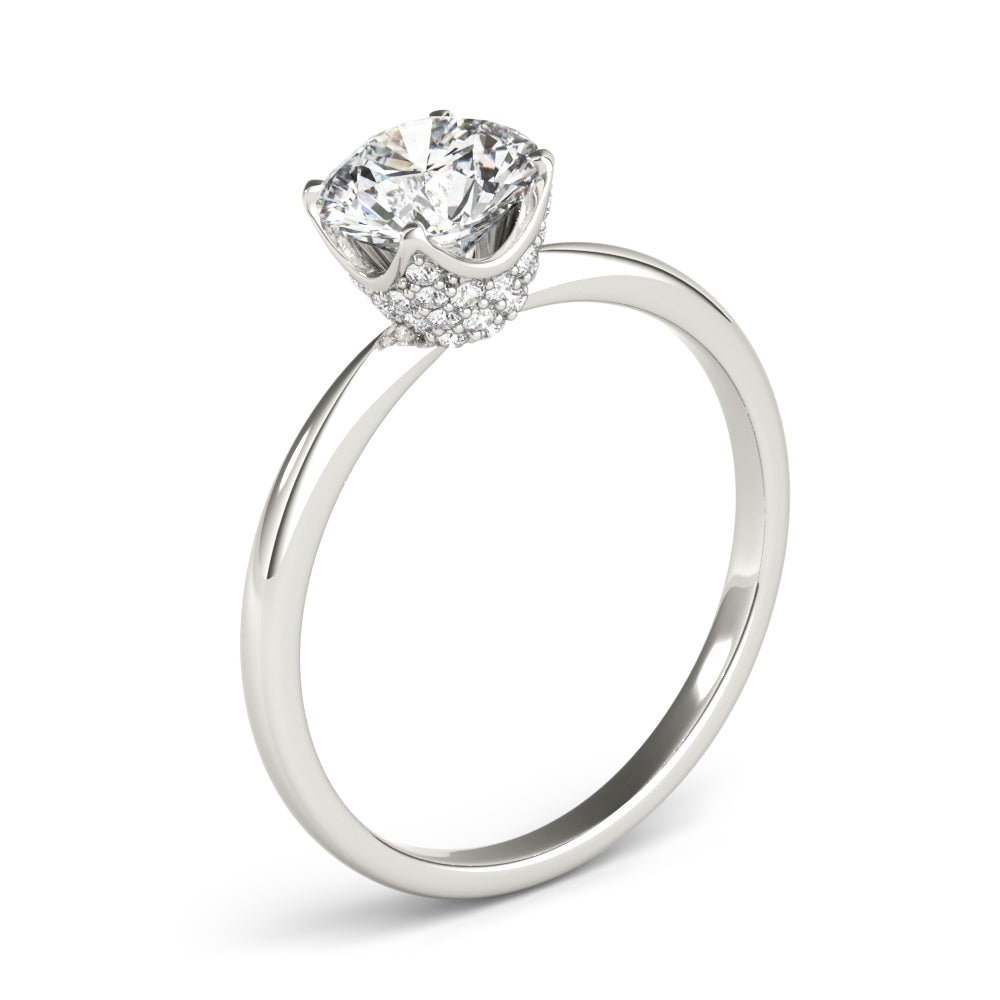 Round Center Diamond Engagement Ring · 1.23 ct tw