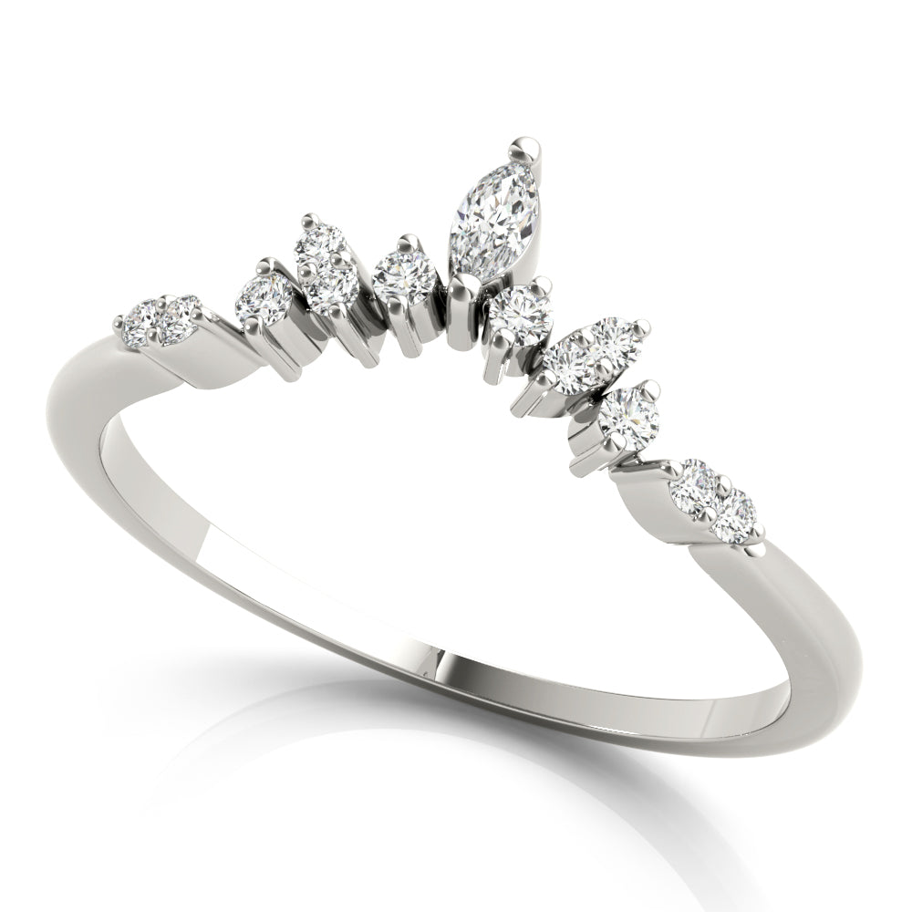 Marquise Diamond Fashion Ring · 0.19 ct tw