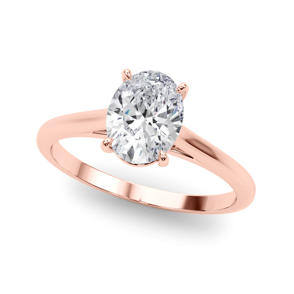 Oval Diamond Solitaire Engagement Ring · 0.95 ct tw