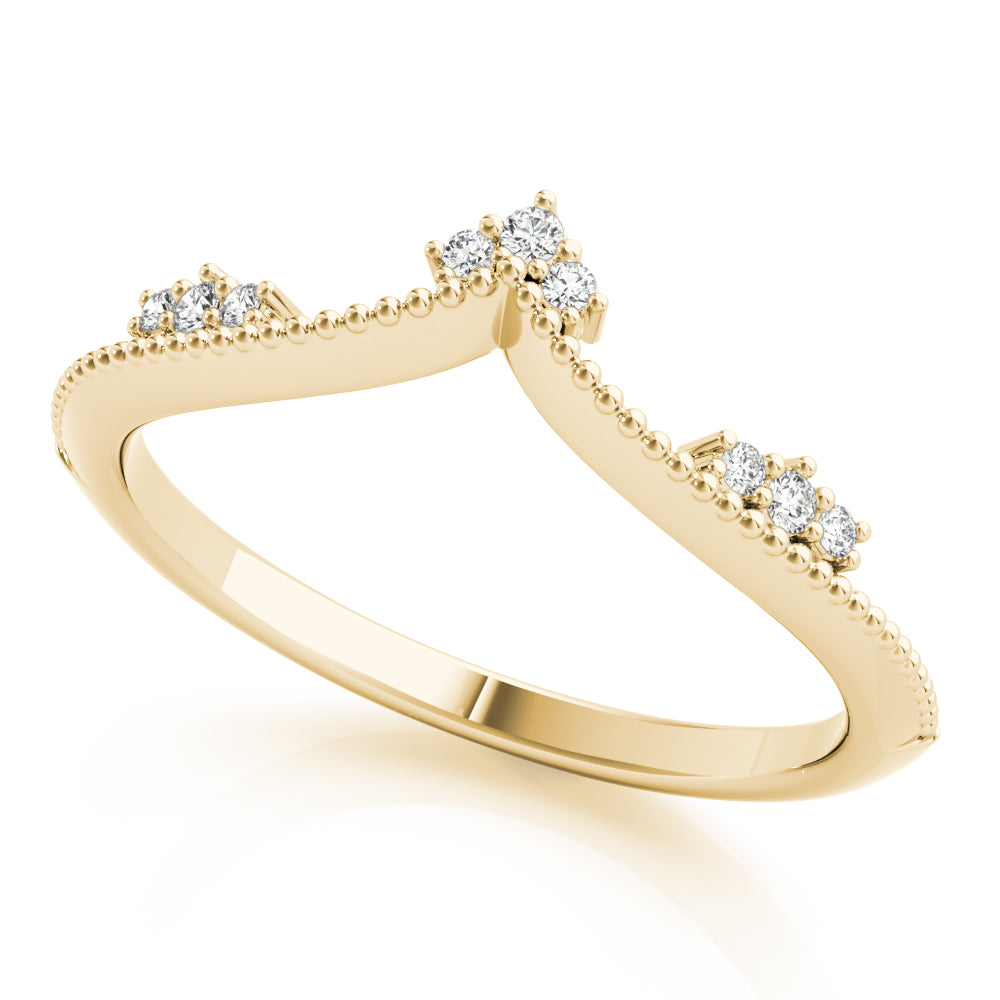 Chevron Diamond Band · 0.07 ct tw