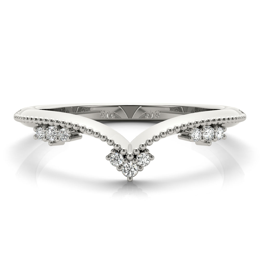 Chevron Diamond Band · 0.07 ct tw