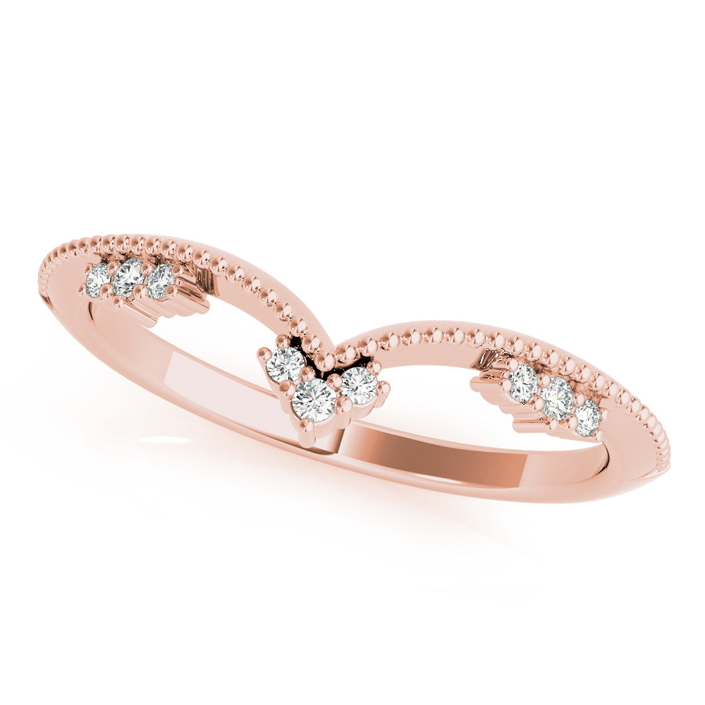 Chevron Diamond Band · 0.07 ct tw